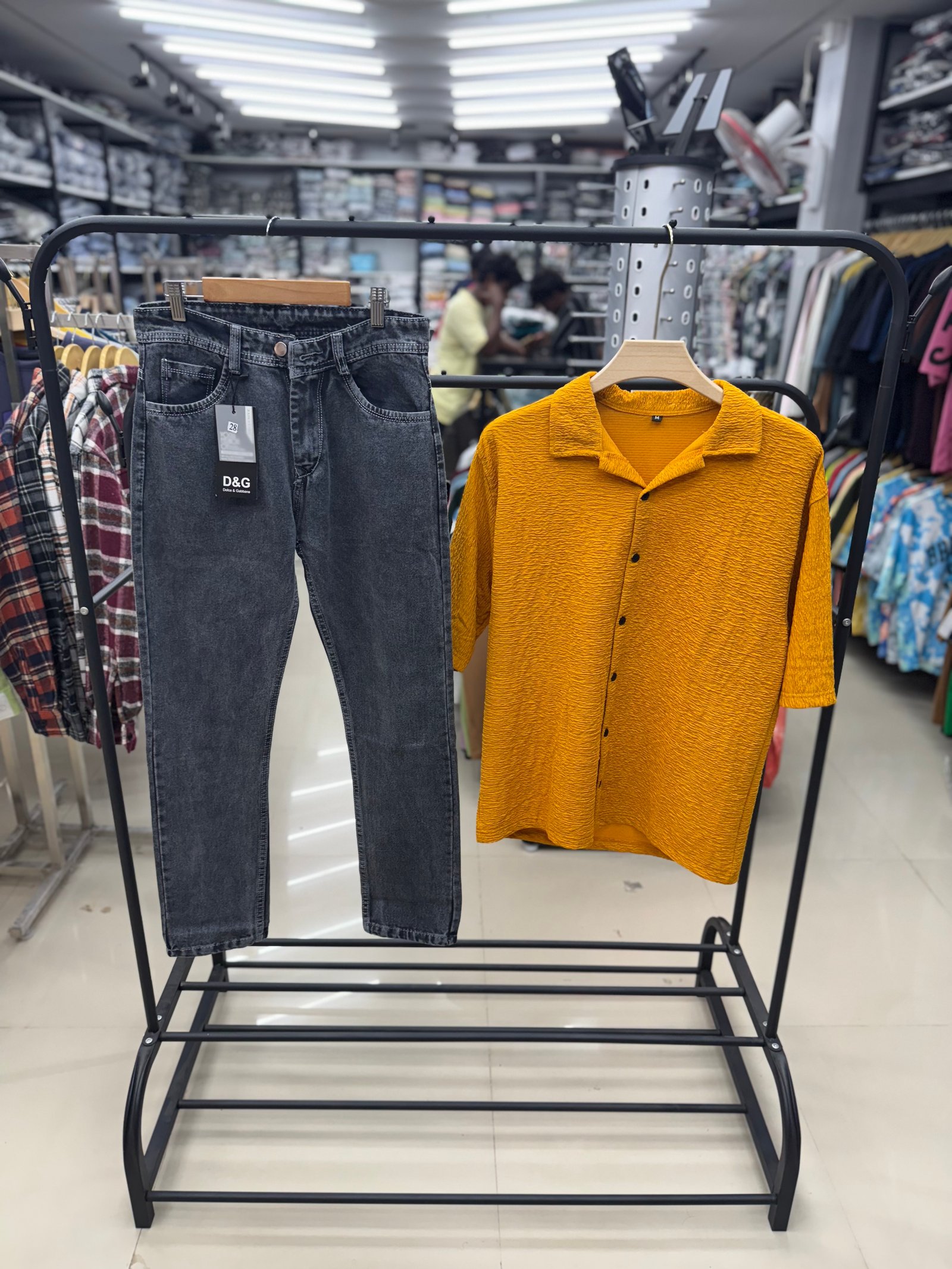 Mom Fit & Drop Shoulder Shirt