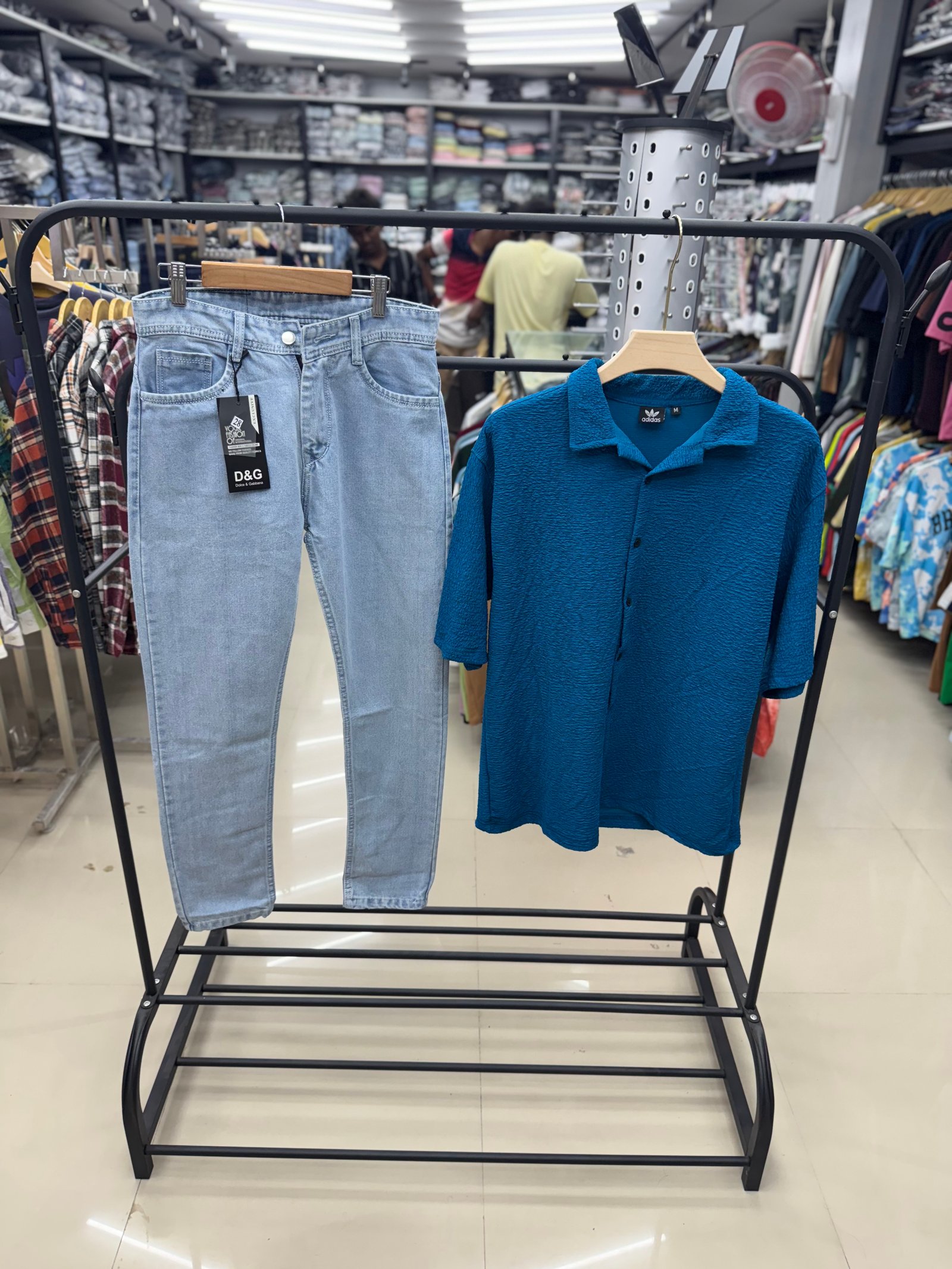 Mom Fit & Drop Shoulder Shirt