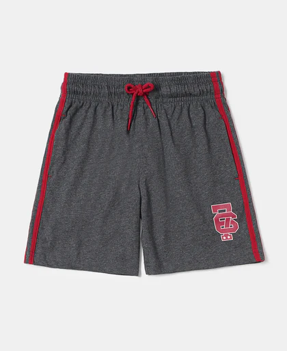 Cotton rich Graphic Printed shorts